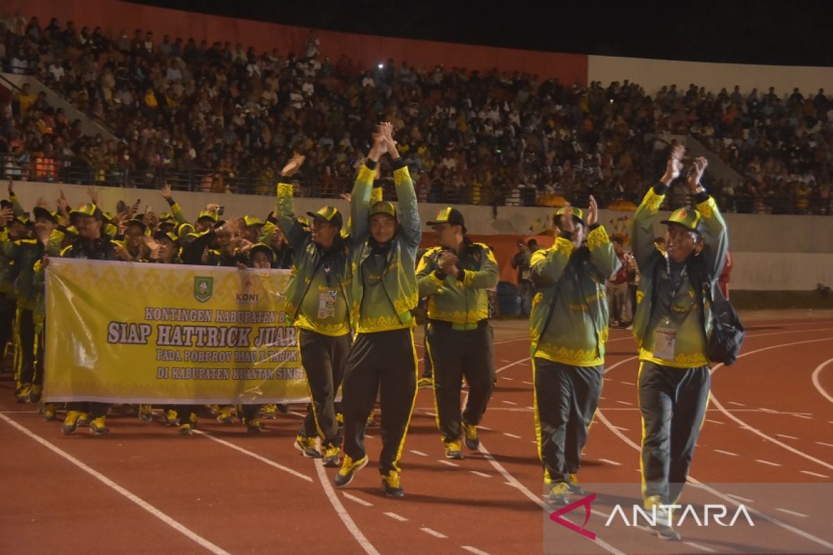 Dibuka Gubri, kontingen Bengkalis bertekad pertahankan juara umum Porprov