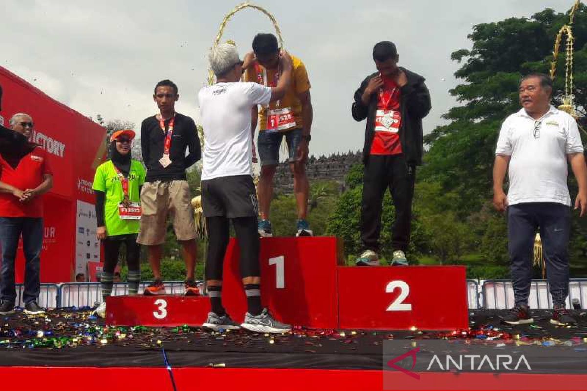 Pertama kali ikut Borobudur Marathon, Khoirullah langsung raih juara