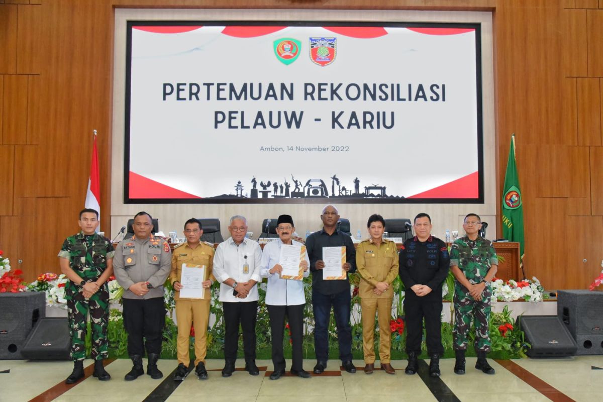 Kapolda Maluku harap rekonsiliasi Pelauw Kariu jadi panutan perdamaian