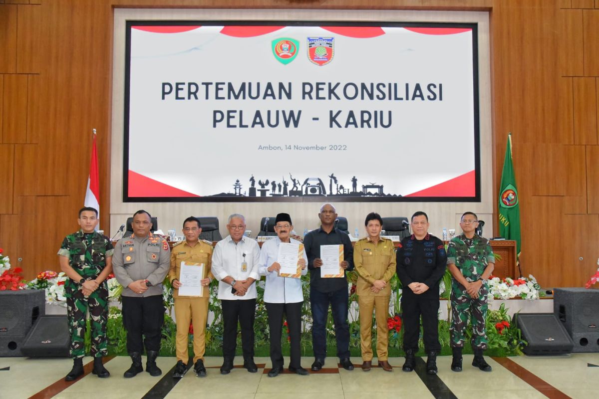 Kapolda Maluku harap rekonsiliasi Pelauw Kariu jadi panutan perdamaian konflik