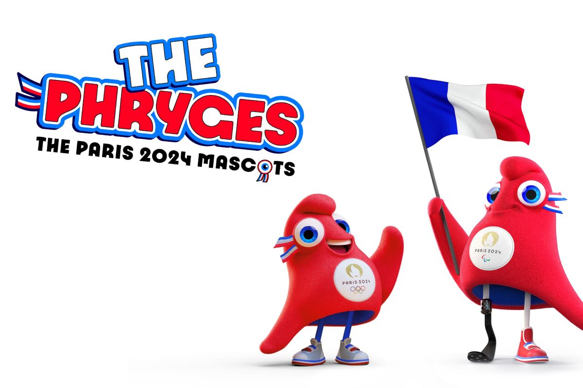 "The Phryges", "Topi Frigia yang dipilih sebagai maskot Olimpiade Paris 2024