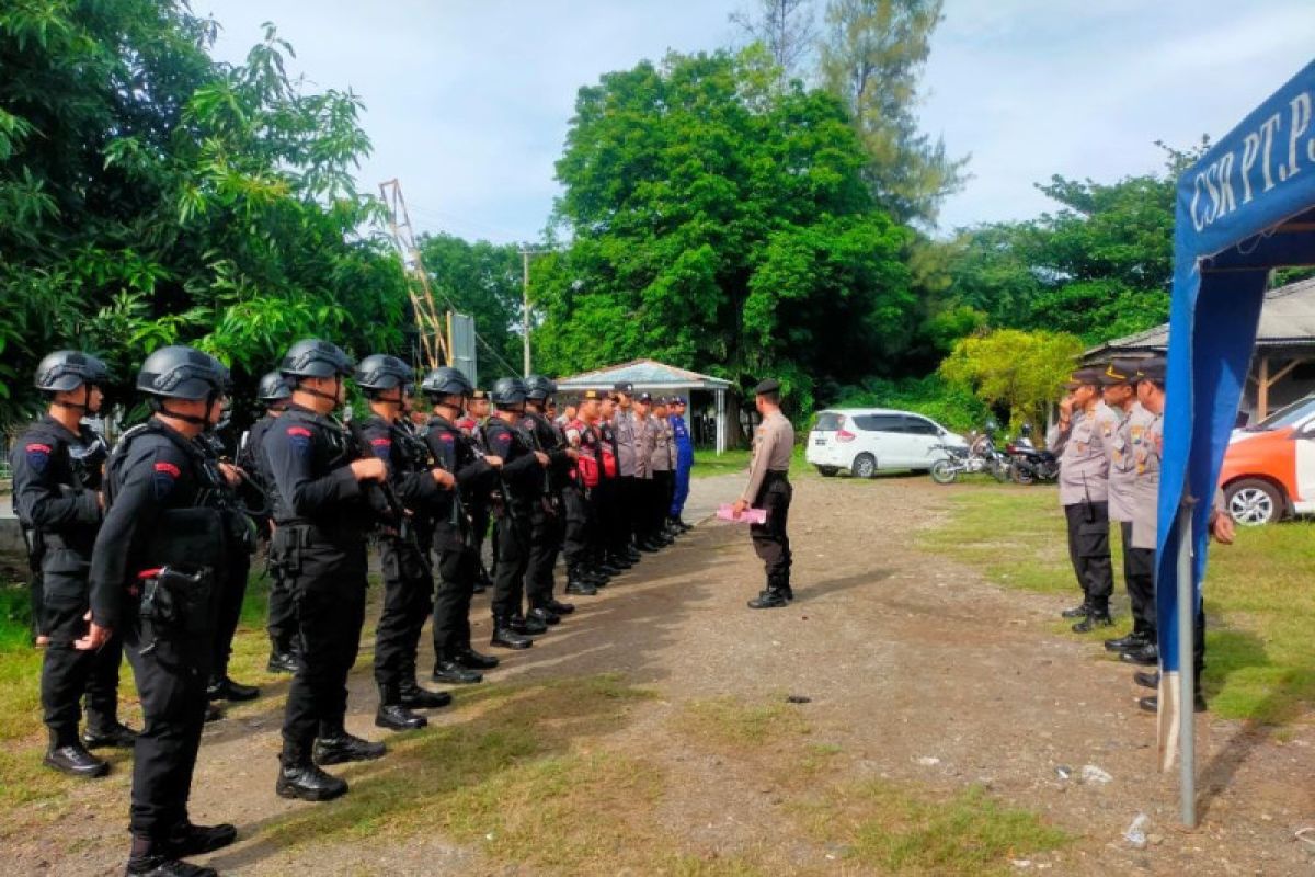 Brimob Polda Jatim pertebal pengamanan PLTU Paiton jelang KTT G20