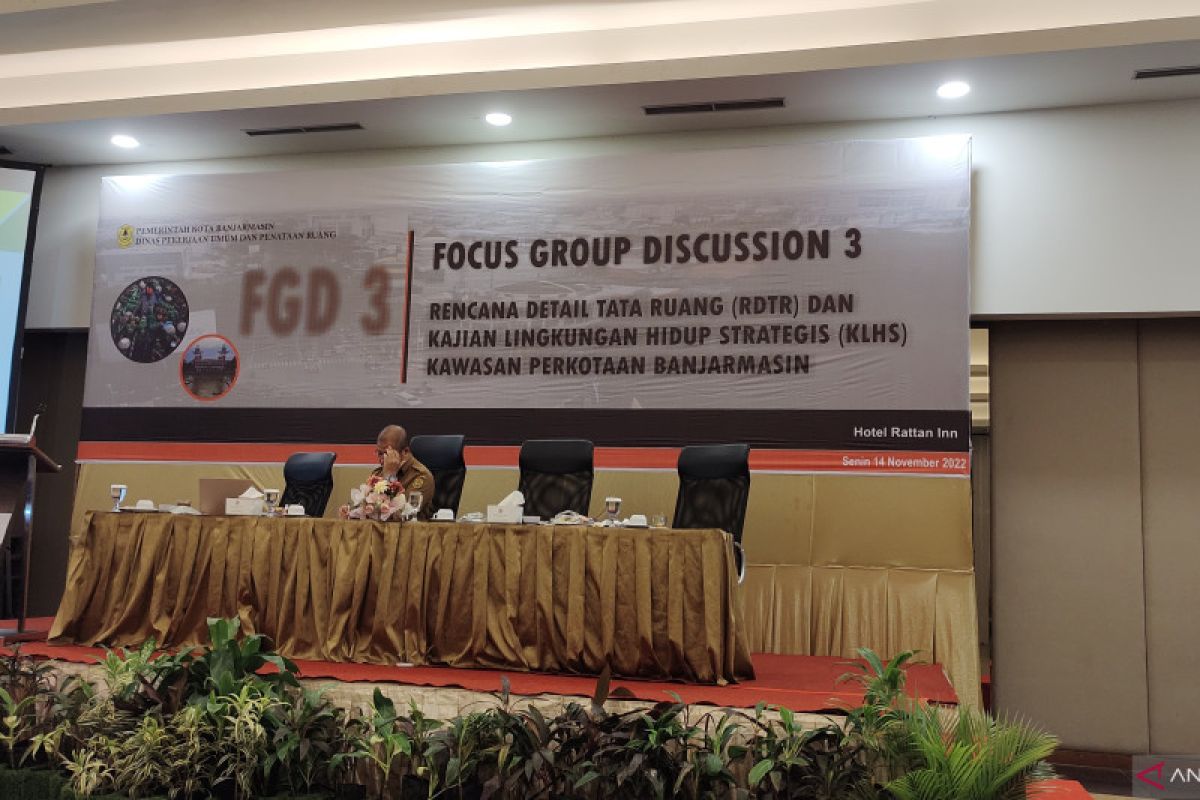 Pemkot gelar FGD tata ruang  kawasan perkotaan Banjarmasin