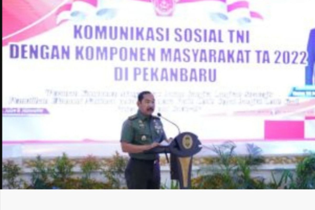 Aster Panglima TNI minta Pemprov Riau aktifkan Pos Bhabinkamtibmas