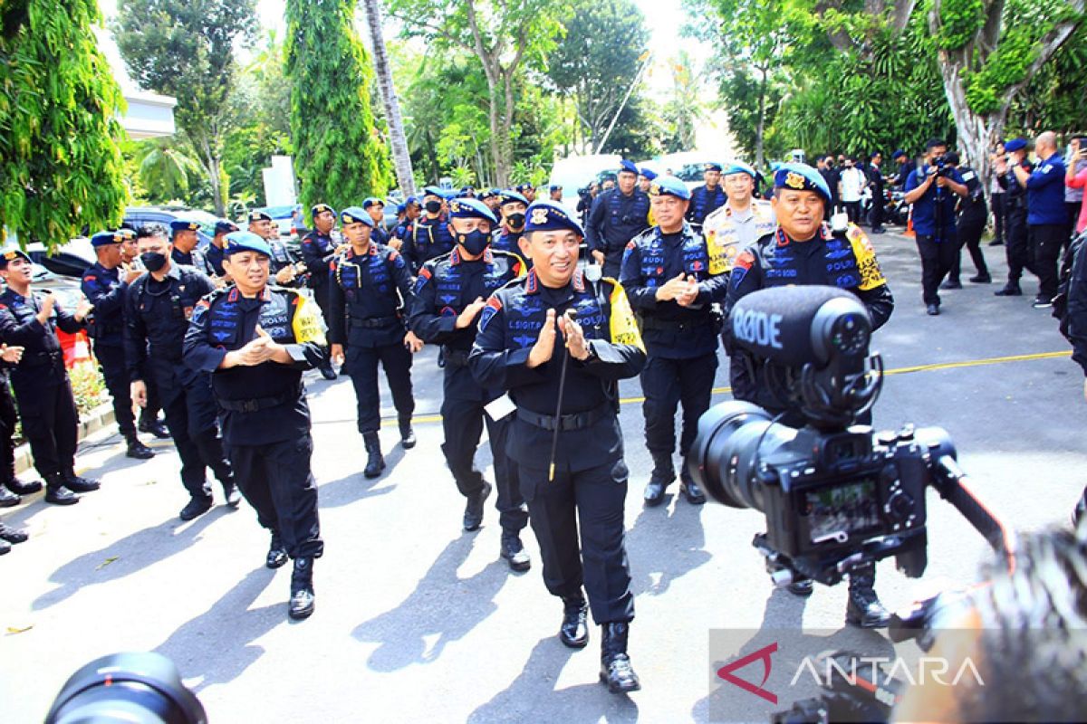 Peringatan HUT Ke-77 Brimob berlangsung sederhana