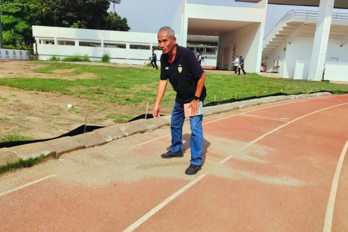 Timnas atletik kesulitan berlatih maksimal di Stadion Madya