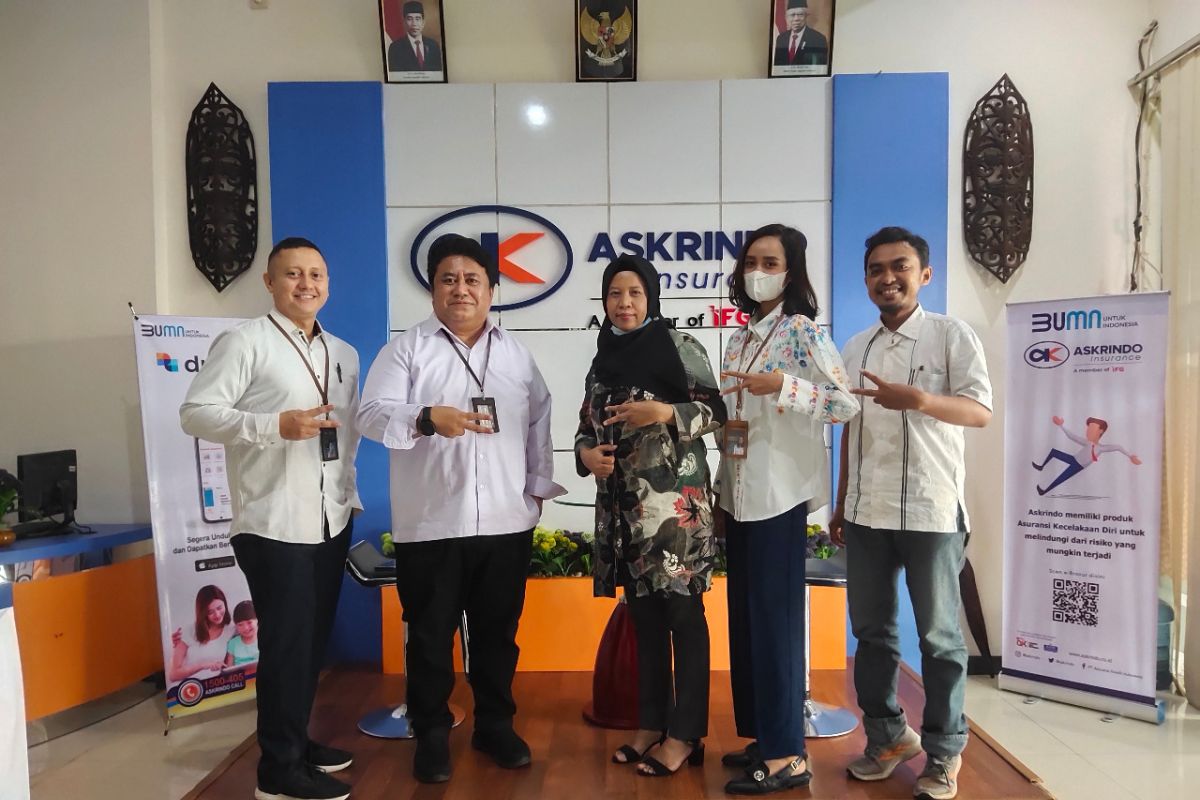 ANTARA Kalteng-Askrindo perkuat sinergi penyebaran informasi publik