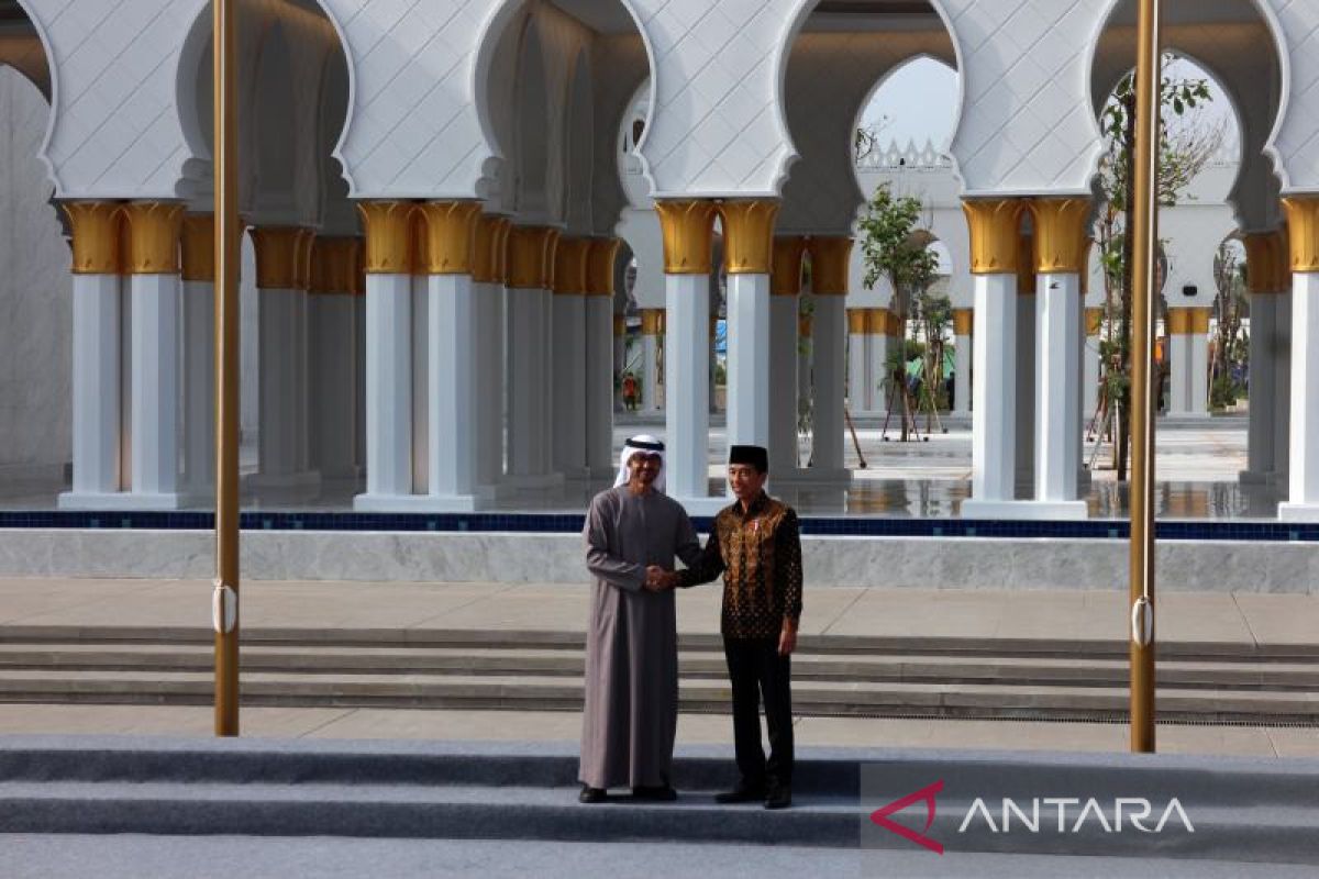 President Jokowi, UAE president officiate Sheikh Zayed Grand Mosque