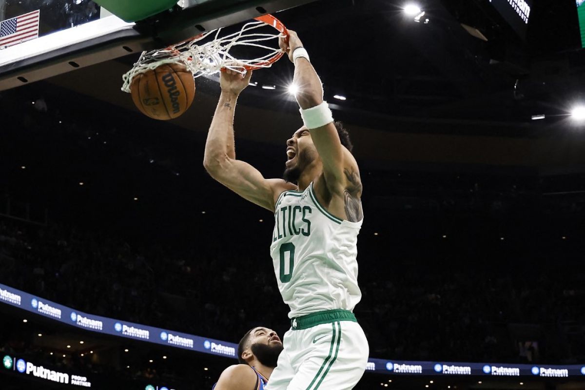 NBA: Boston Celtics cetak poin tertinggi musim ini usai kalahkan Hornets