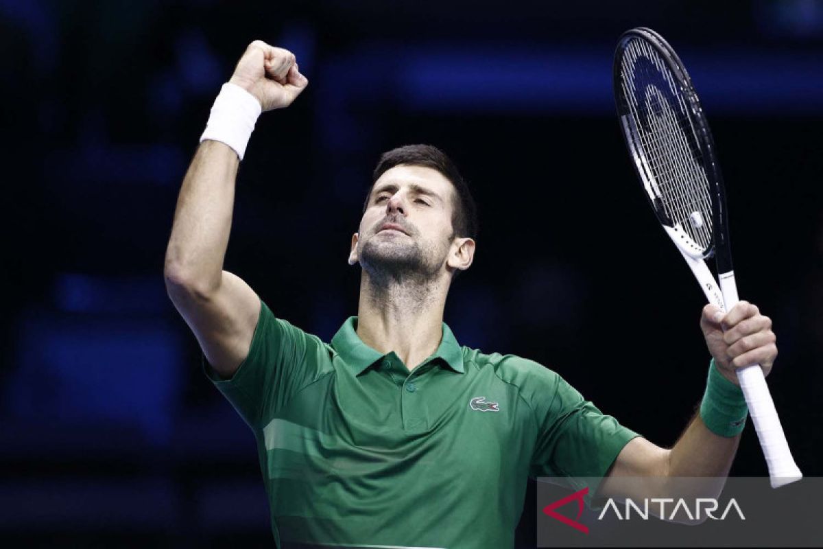 Novak Djokovic melaju ke semifinal ATP Masters Series di Turin