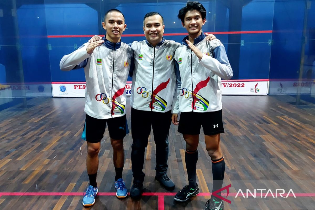 Squash Kabupaten Bekasi sumbang emas Porprov Jabar