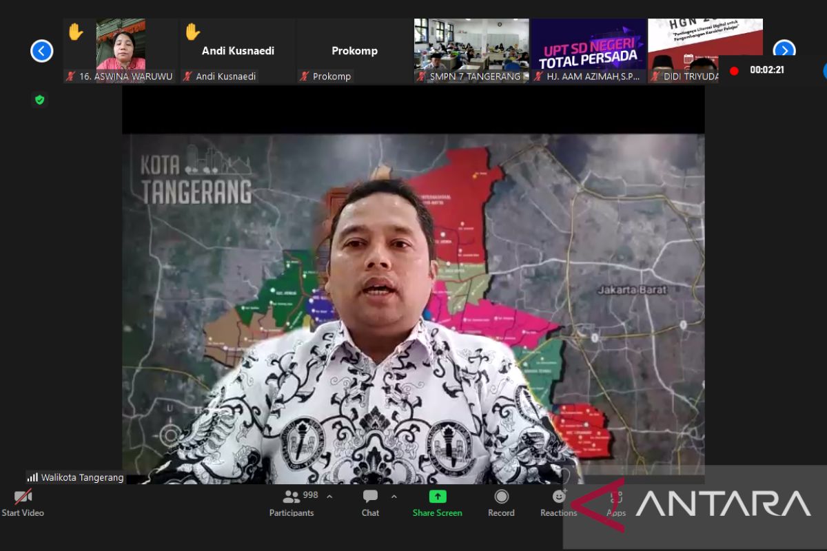 Pemkot Tangerang dorong penerapan literasi digital kembangkan karakter pelajar
