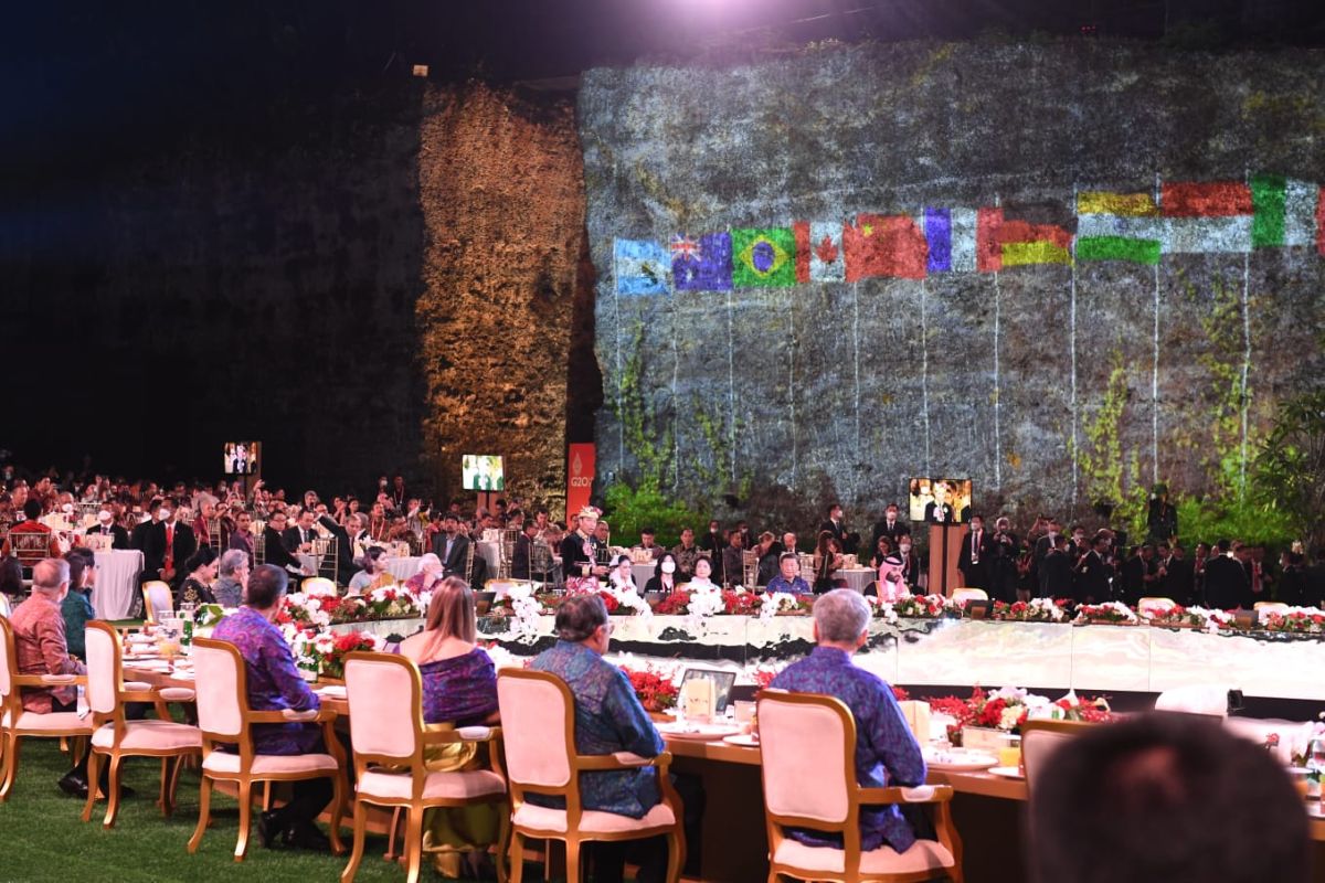 Rendang Padang hingga puree terong,  sajian makan malam pemimpin dan delegasi G20