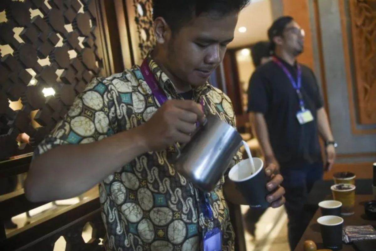 500 cangkir kopi disiapkan untuk jurnalis internasional KTT G20, kopi Indonesia populer