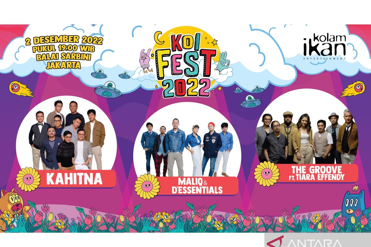 Kahitna hingga The Groove akan meriahkan KOI Fest 2022