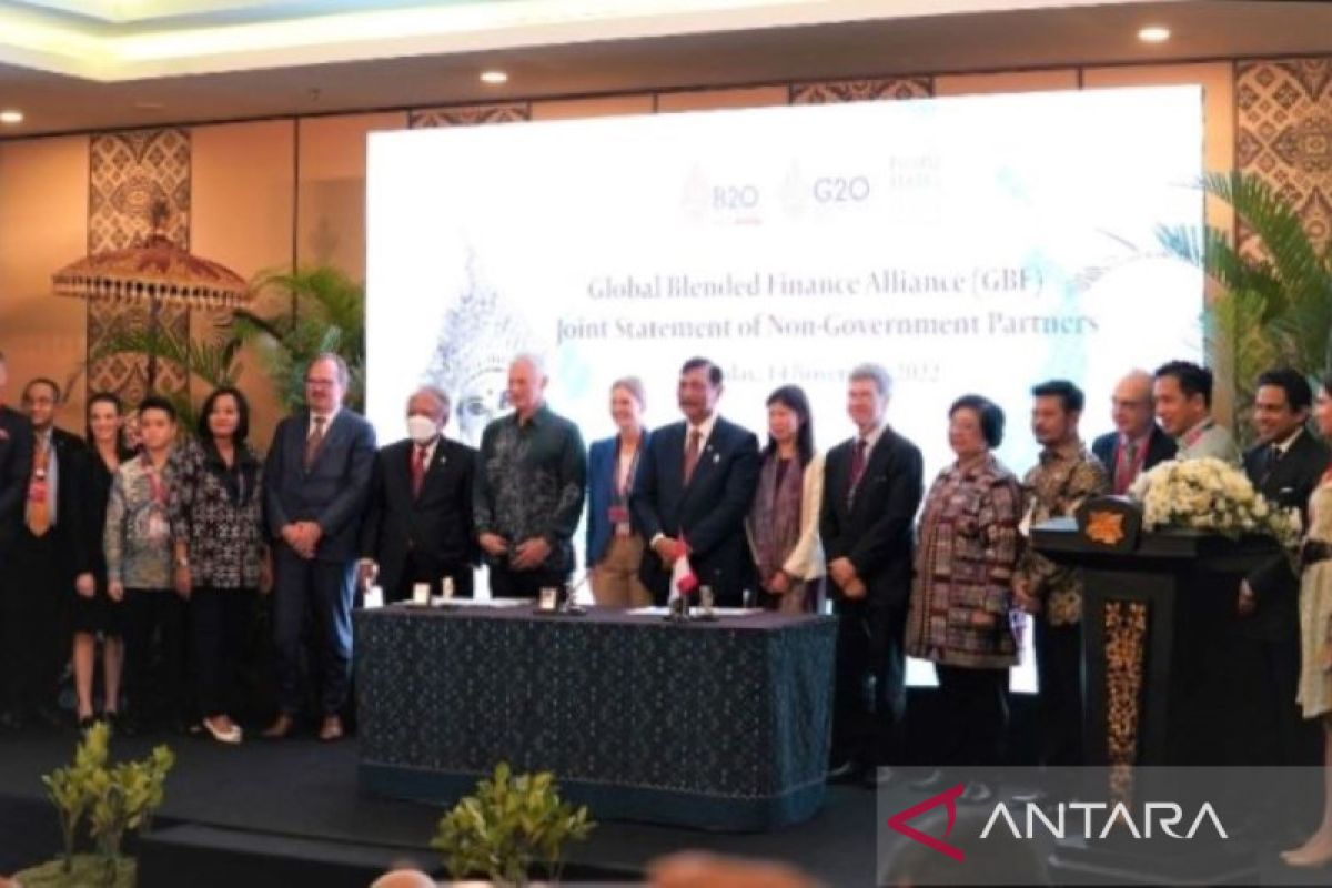 Indonesia luncurkan global Blended Finance Alliance di KTT G20 di Bali