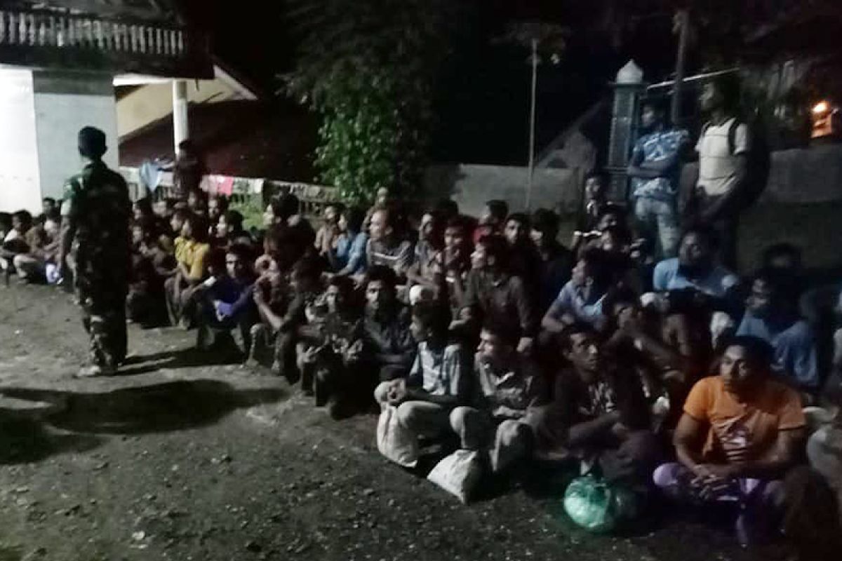 110 imigran Rohingya terdampar di Aceh Utara