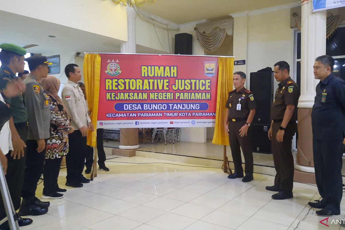 Seluruh kecamatan di Pariaman telah miliki Rumah Restorative Justice