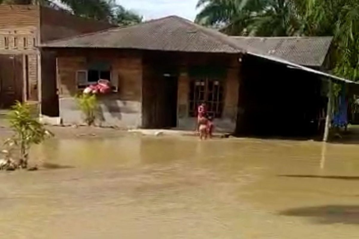 Wilayah hilir Aceh Tamiang kembali diterjang banjir susulan, puluhan rumah terendam