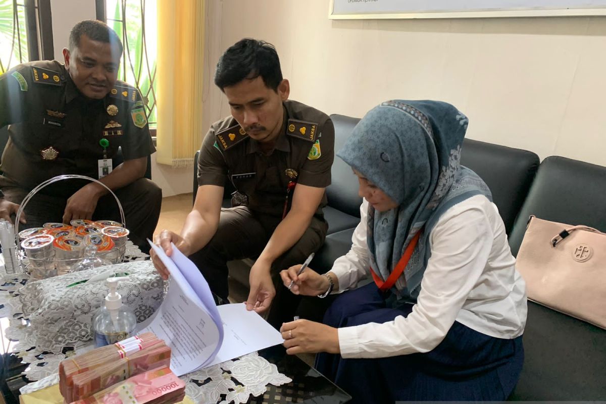 Terdakwa korupsi dana BUMG di Banda Aceh kembalikan kerugian negara Rp140 juta
