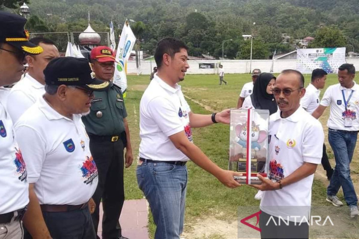 Kecamatan Barangin juara umum Porkot Sawahlunto 2022