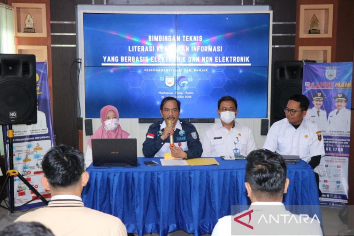 DKISP Banjar gelar bimtek literasi keamanan informasi