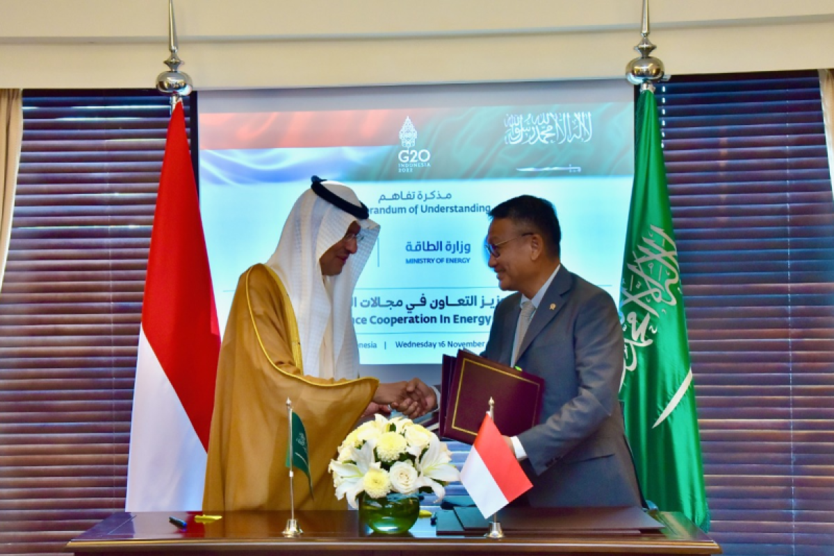 Indonesia dan Arab Saudi pererat kerja sama bilateral bidang energi