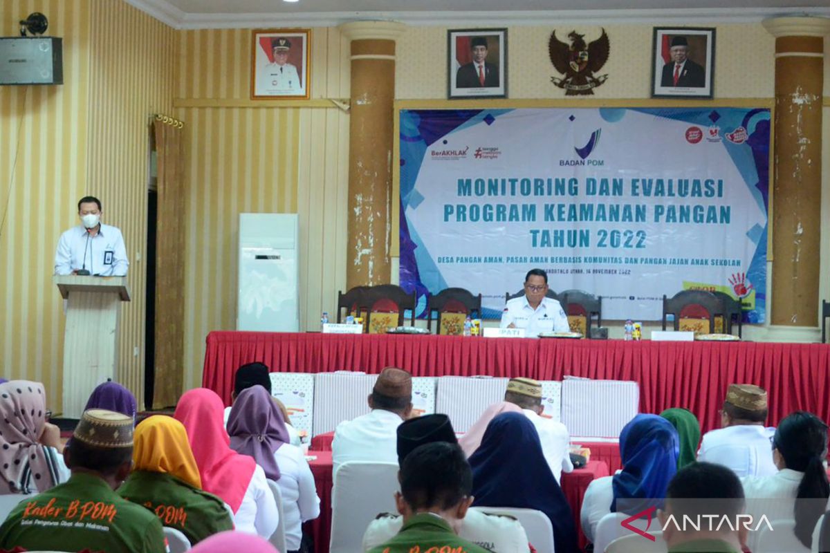 BPOM Gorontalo evaluasi Program Keamanan Pangan di Gorontalo Utara