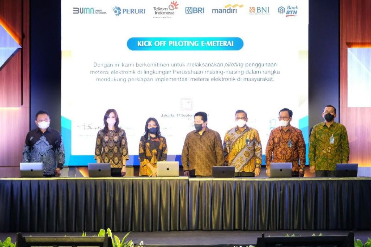 Daftar distributor resmi yang menjual meterai elektronik