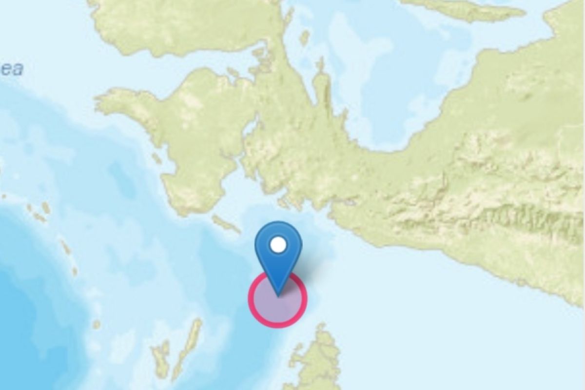 Gempa bumi magnitudo 5 menguncang wilayah Kepulauan Aru Maluku