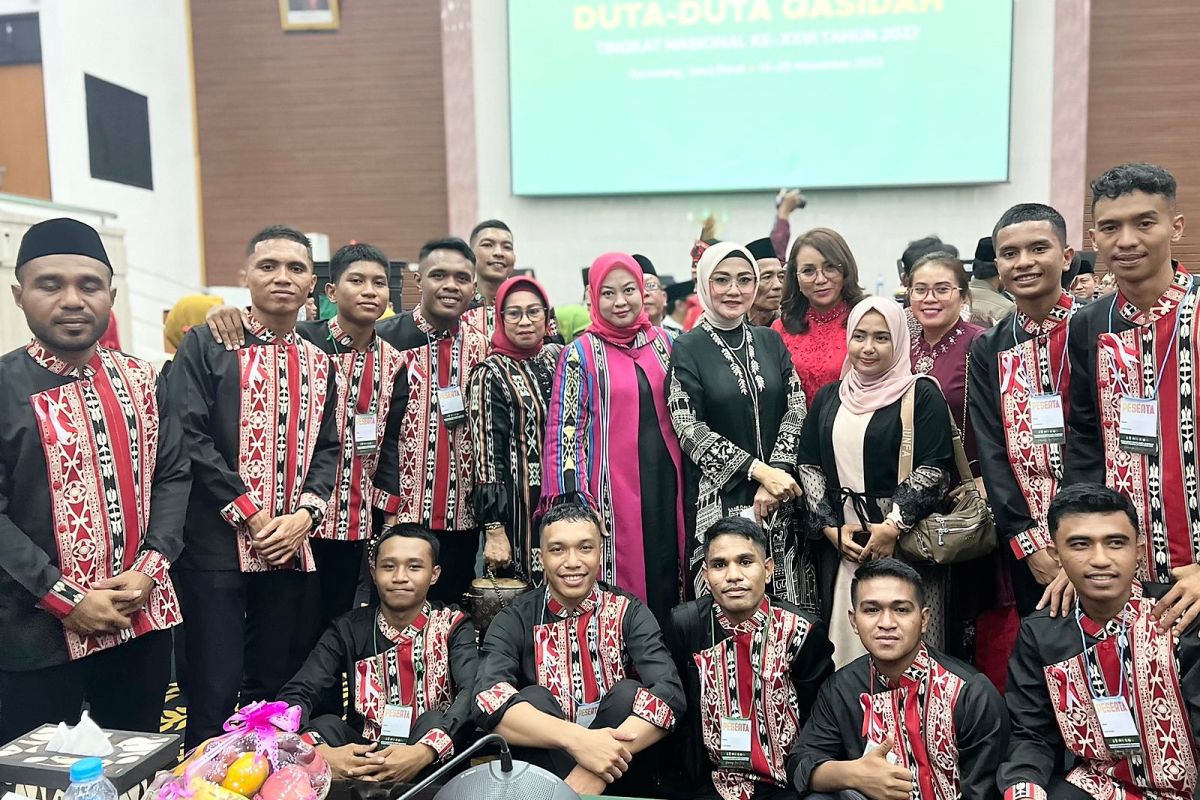 Istri Gubernur Widya Pratiwi motivasi peserta Maluku berlaga di Lasqi nasional