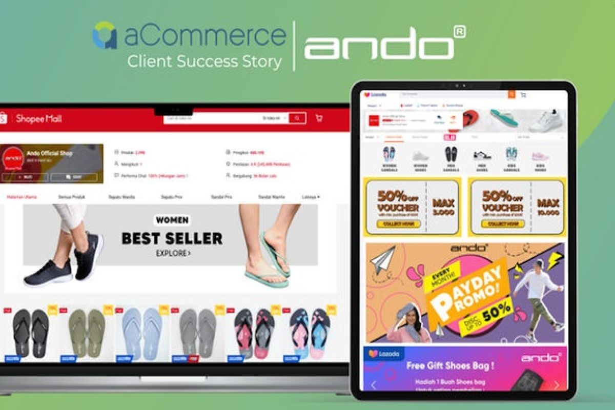 Ando Experiences Remarkable Growth Spurt in Indonesia with aCommerce Strategy and Services