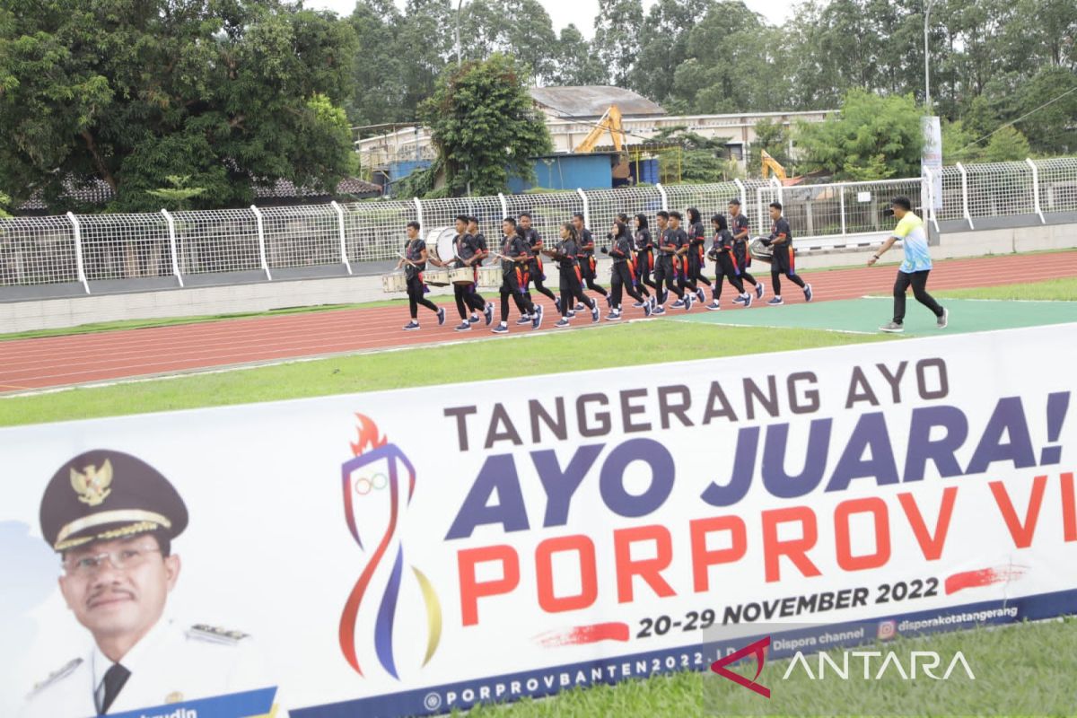 Kota Tangerang raih tiga emas perdana cabor drumband di ajang Porprov