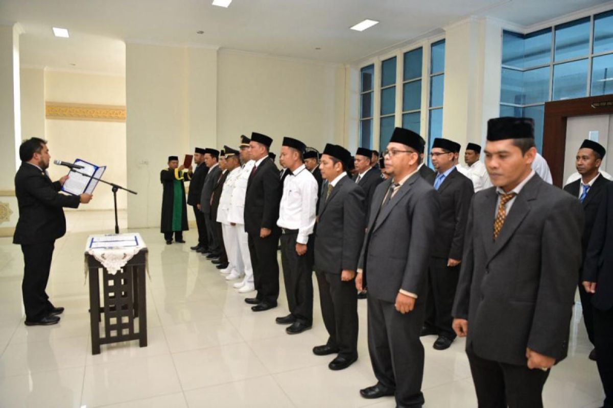 Ini 38 pejabat hasil mutasi Pemkab Aceh Besar