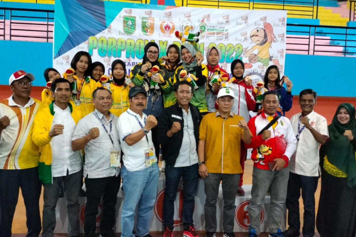 Lampaui target, Bengkalis juara umum sepaktakraw Porprov Riau