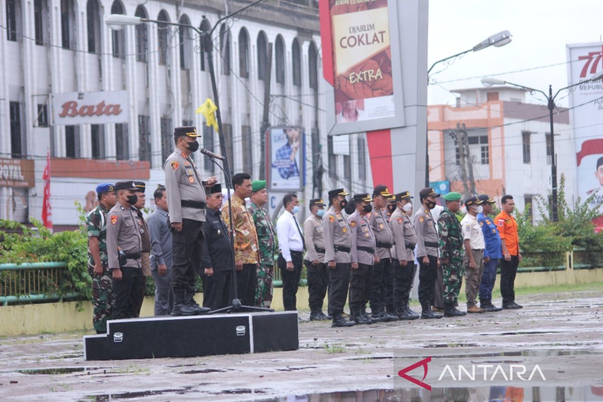 Forkopimda Padang Sidempuan gelar apel pasukan penanganan bencana