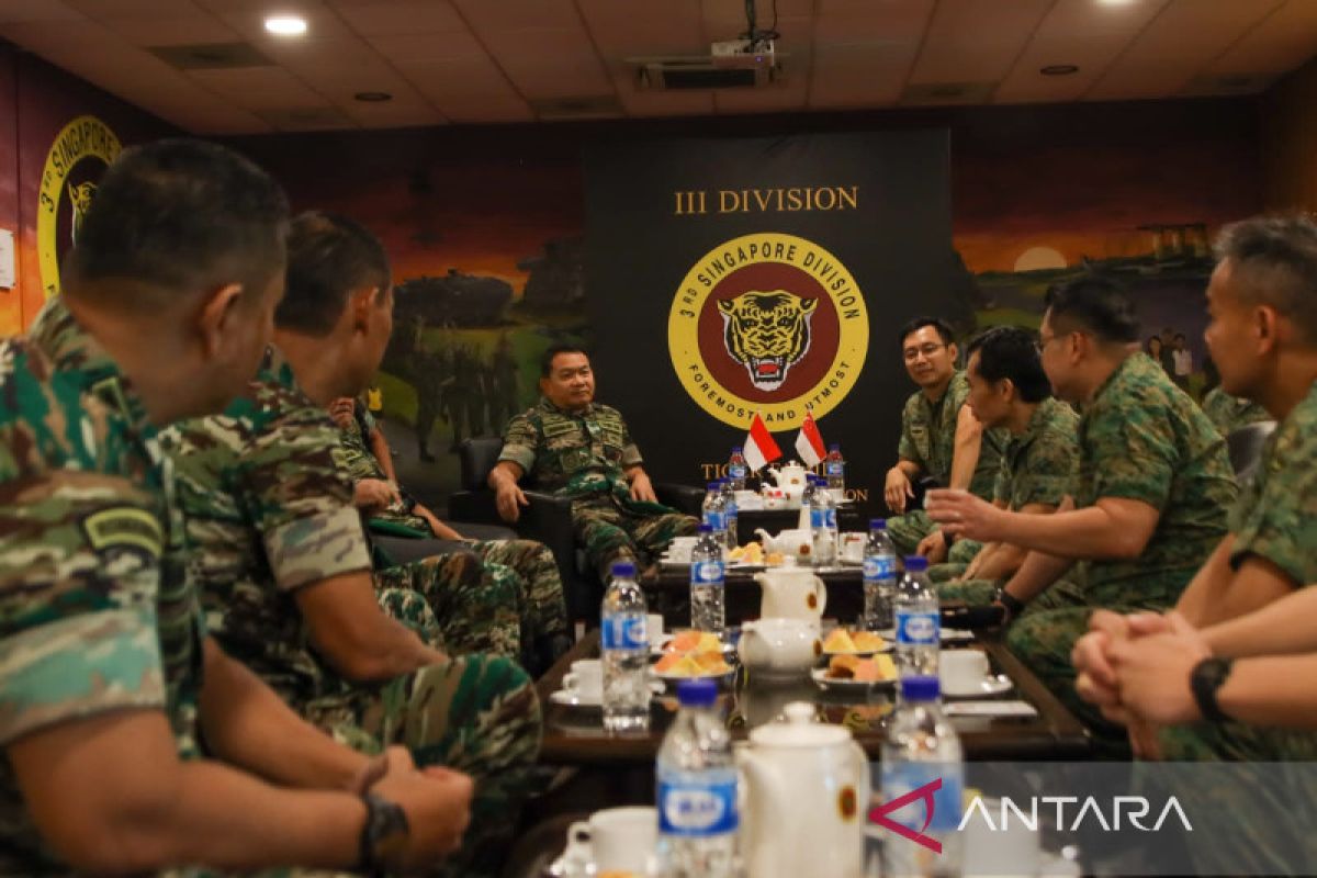 Kasad harap kerja sama militer dengan Singapura dapat ditingkatkan