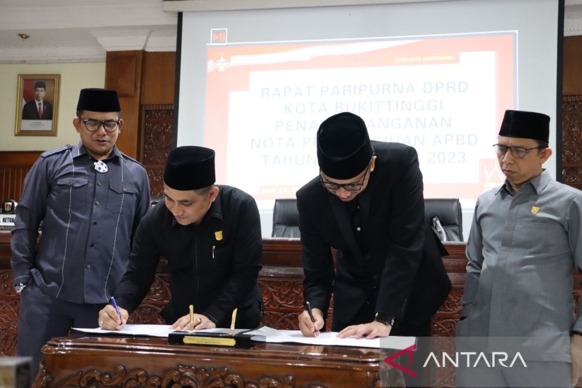 Bukittinggi sahkan Anggaran Pendapatan Belanja Daerah 2023