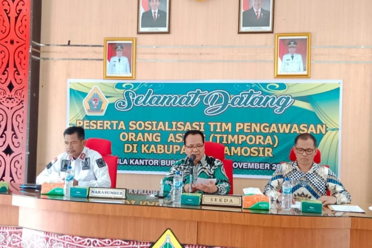 Pemkab Samosir gelar sosialisasi pengawasan orang asing