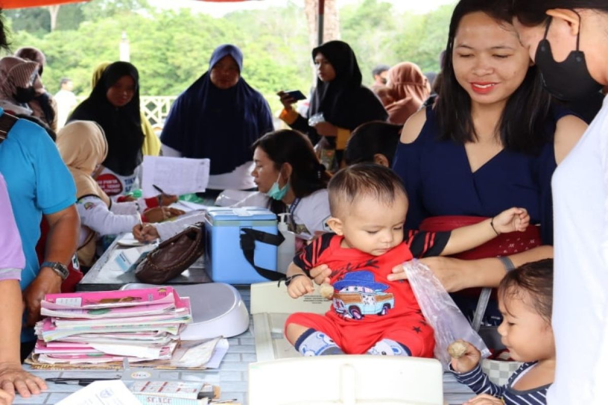 Pemkab Gumas berupaya tingkatkan angka kunjungan ke posyandu