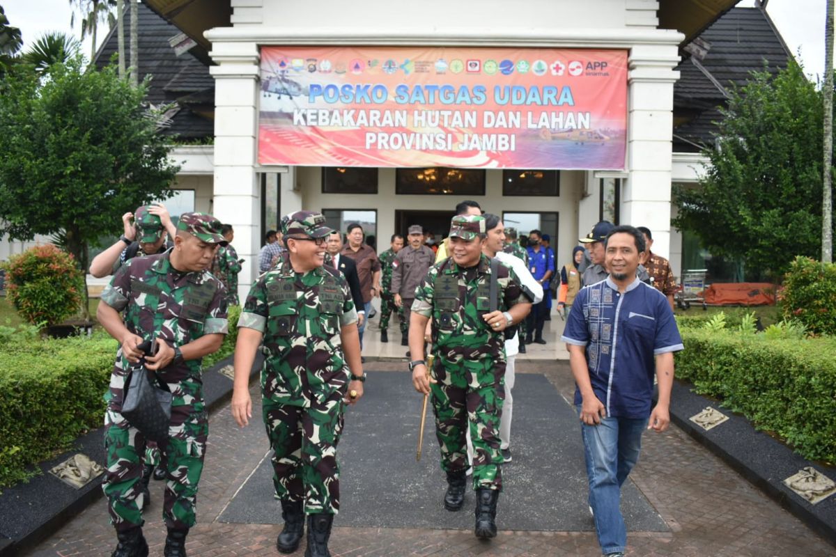 Pangdam II/Sriwijaya apresiasi kinerja satgas cegah karhutla di Jambi