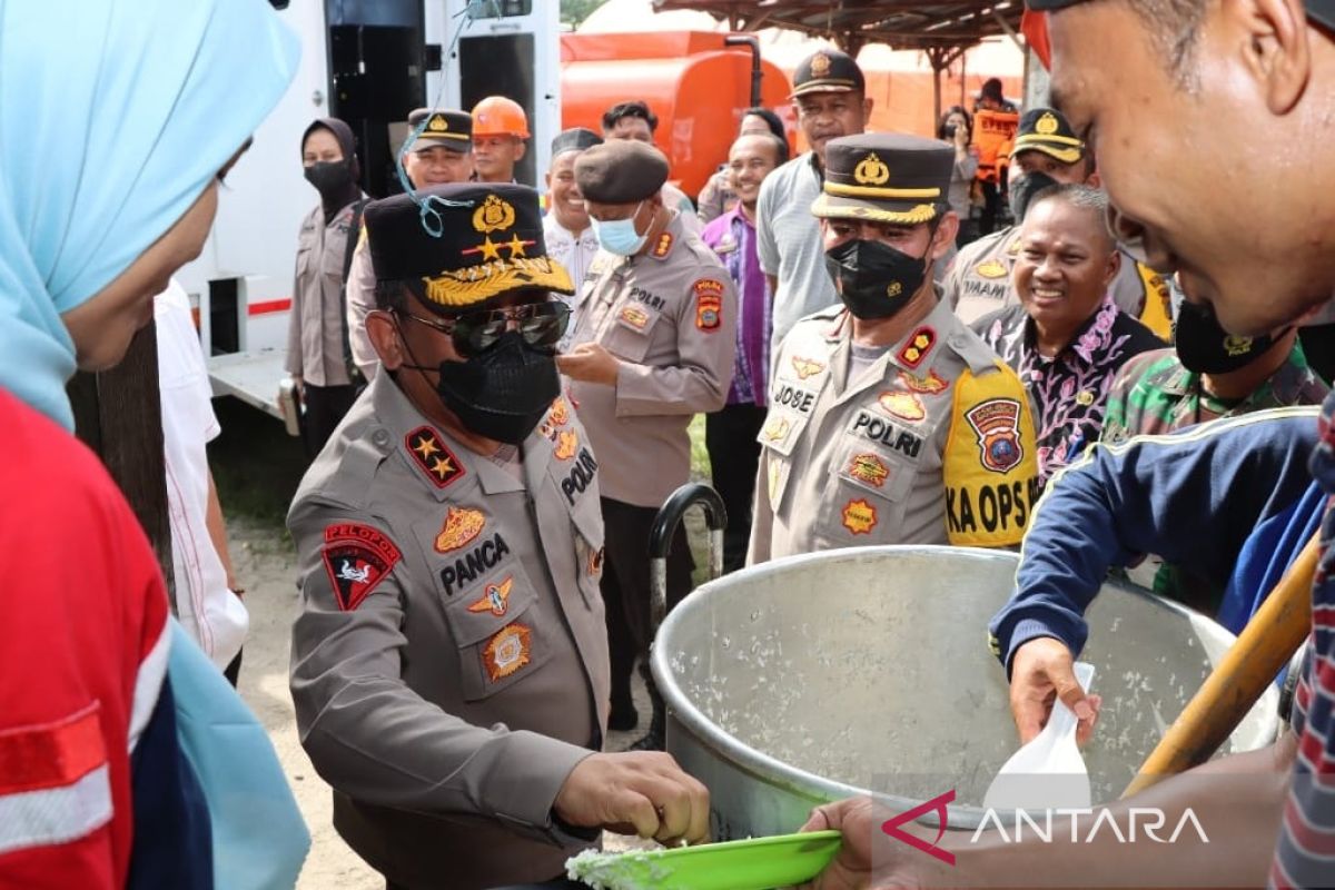 Kapolda Sumut minta Polres Batubara pastikan kebutuhan korban banjir