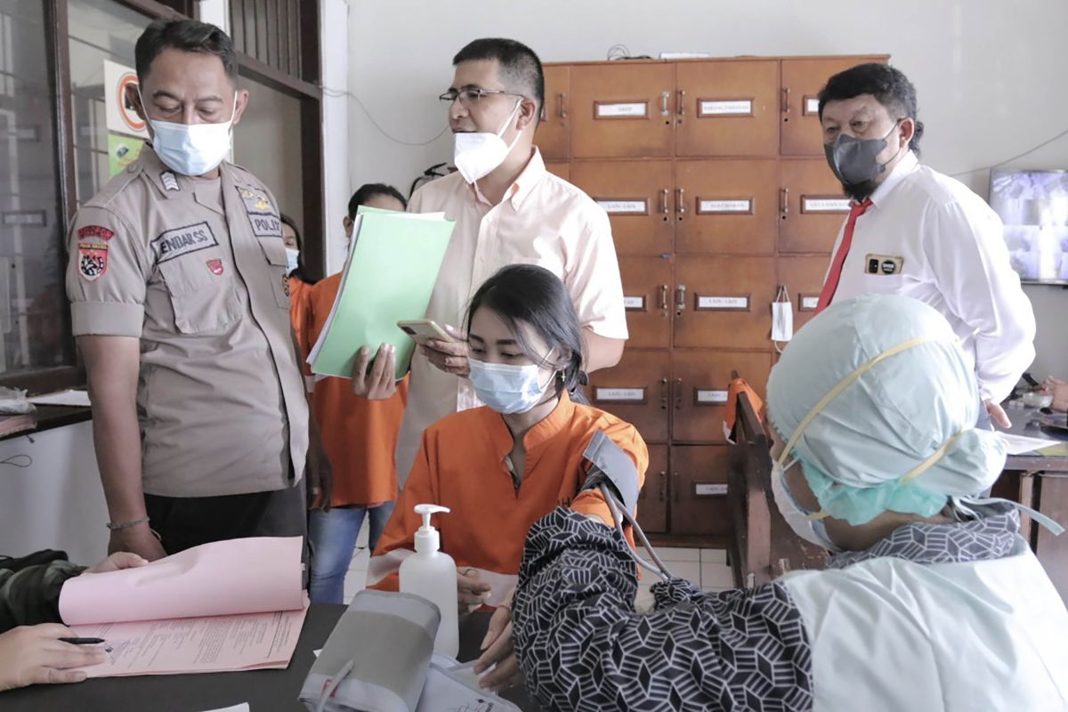 Polresta Malang Kota gelar pelayanan vaksinasi COVID-19 khusus tahanan