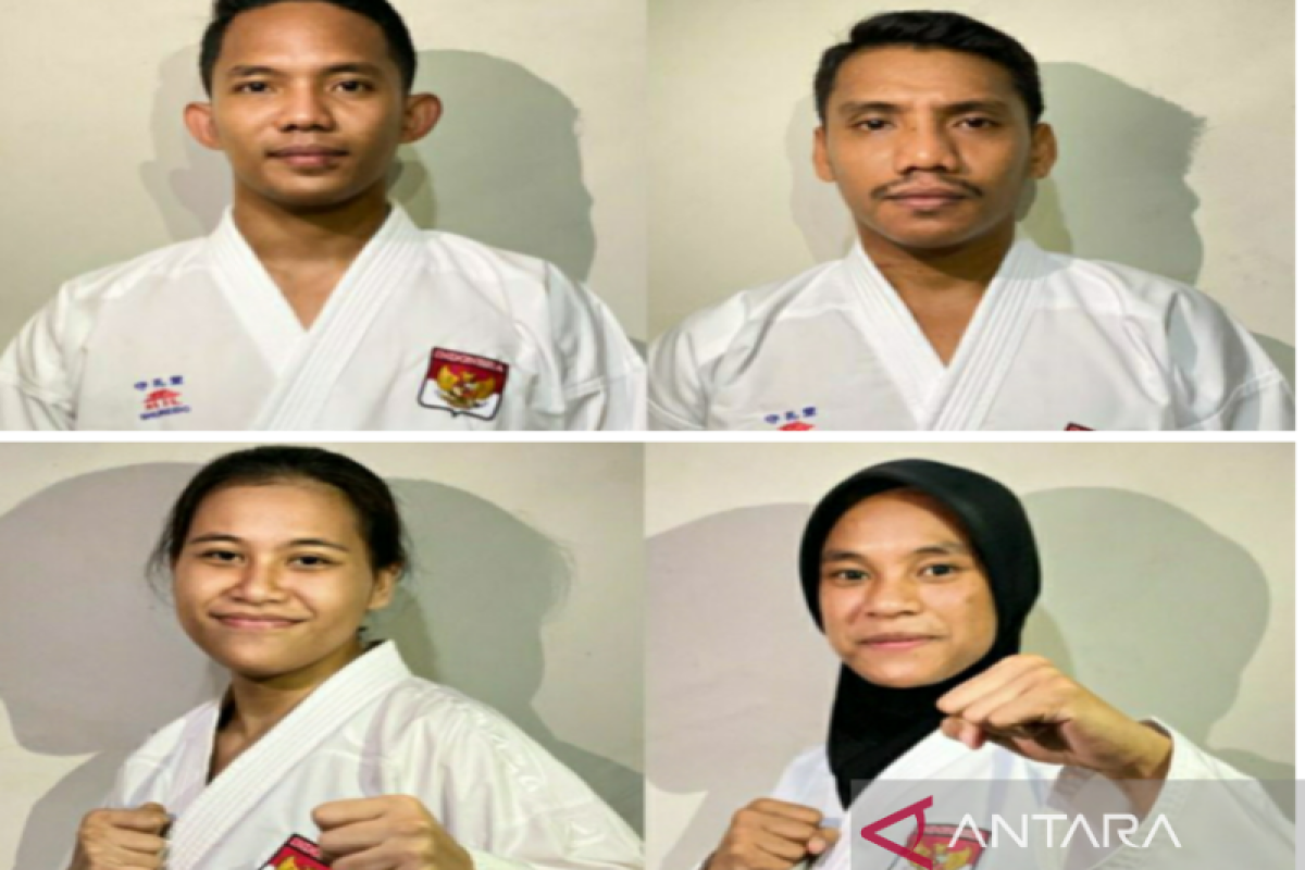 Empat karateka UHO Kendari ikut kejuaraan dunia Karate Series A di Jakarta