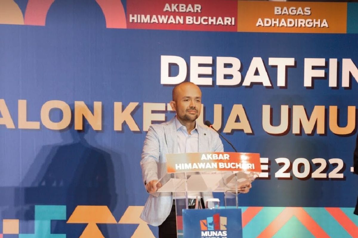 Caketum Hipmi Akbar Buchari bicara bonus demografi 2030 di debat final