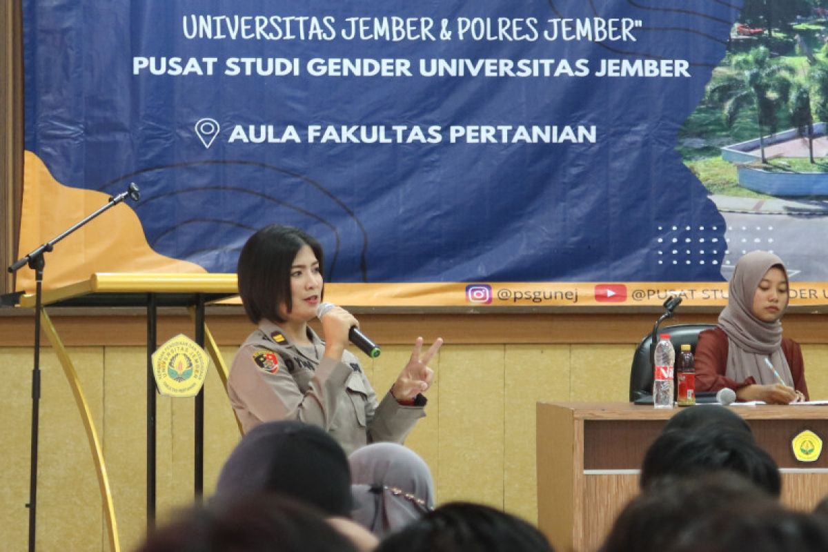 Unej gandeng Polres Jember membekali mahasiswa cegah kekerasan seksual