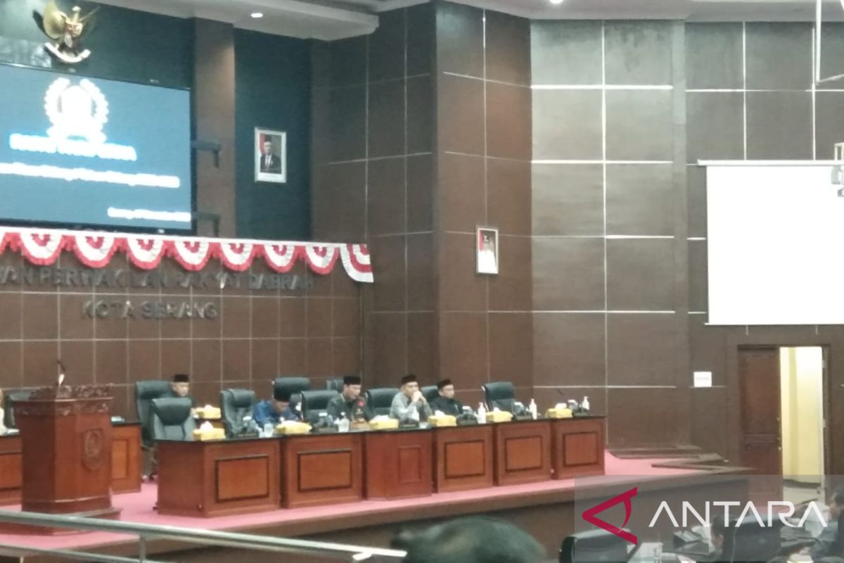 DPRD Kota Serang gelar paripurna penutupan sidang ke-I  tahun 2022-2023