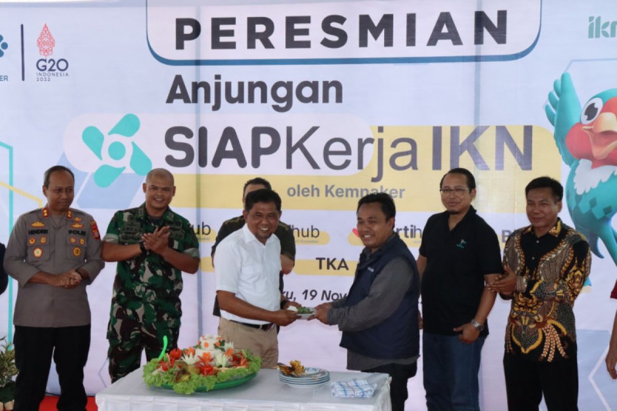 Kemnaker sediakan anjungan  serap tenaga kerja lokal pembangunan IKN