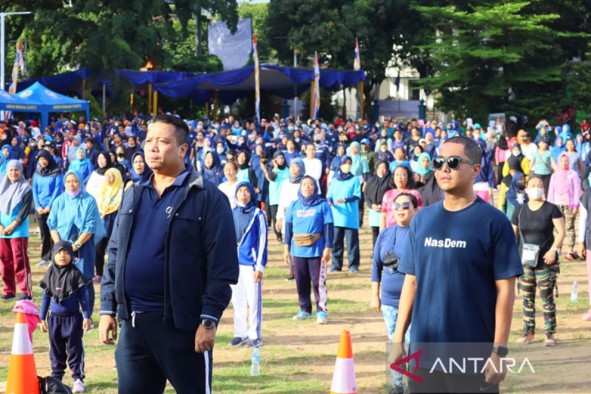 Partai NasDem gelar "Senam di Selatan" wujud komitmen politik sukaria