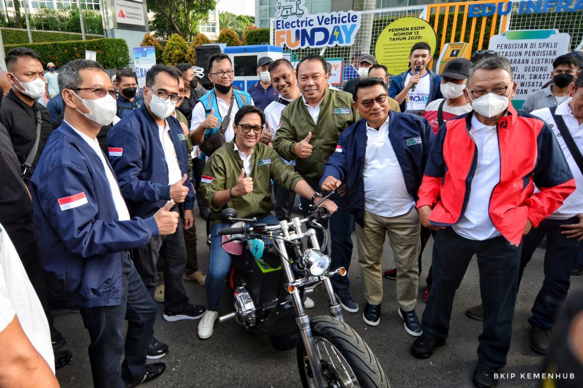 Kemenhub gelar "Electric Vehicle Funday" sosialisasi kendaraan listrik